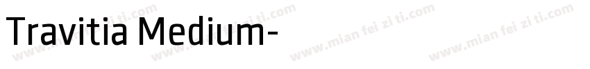 Travitia Medium字体转换